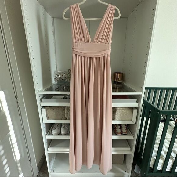 Lulu's Blush Pink Maxi Dress - Picture 6 of 16